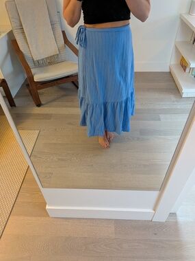 The Tiny Big Sister Cotton Wrap Skirt